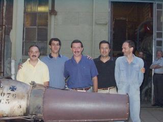 The crazy men another time already! (left to right: G. Olivato, N. Galeotti, G. Donvito, G. Puma, G. Vranjes)