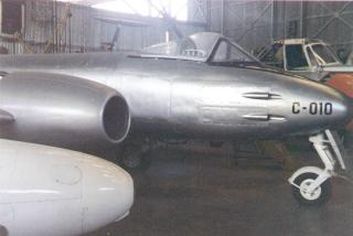 Gloster Meteor Mk IV de E.T. Taller Regional Quilmes...